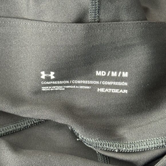 Under Armour Project Rock Pants Women Medium Gray Compression Legging Athleisure - Picture 7 of 9